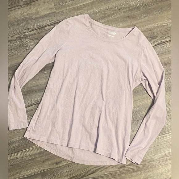 NWOT DULUTH TRADING CO. Lavender L/S Tee M - Picture 1 of 5